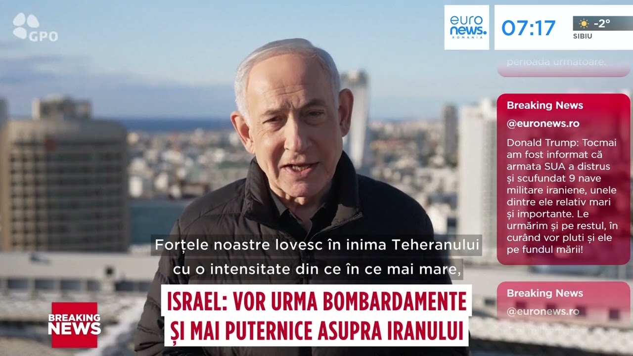 Netanyahu: Loviturile Israelului asupra Iranului vor deveni și mai puternice în următoarele zile
