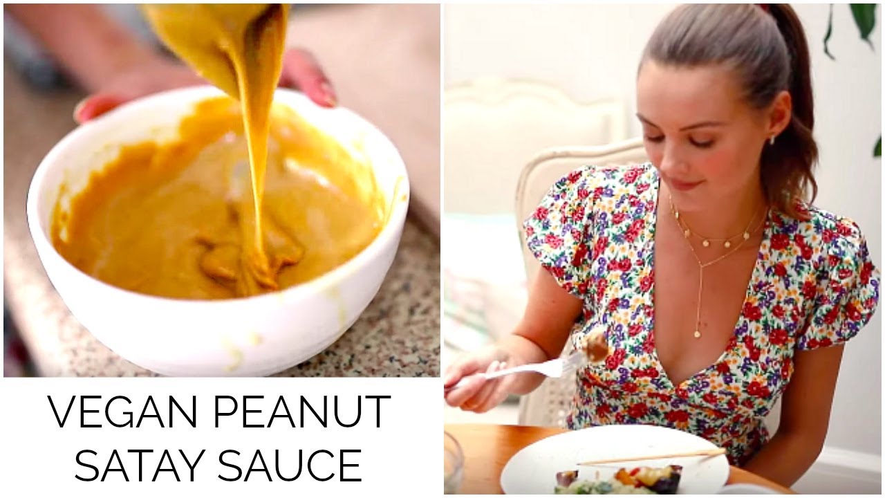 VEGAN PEANUT SATAY SAUCE 2/3 End of Summer Recipes