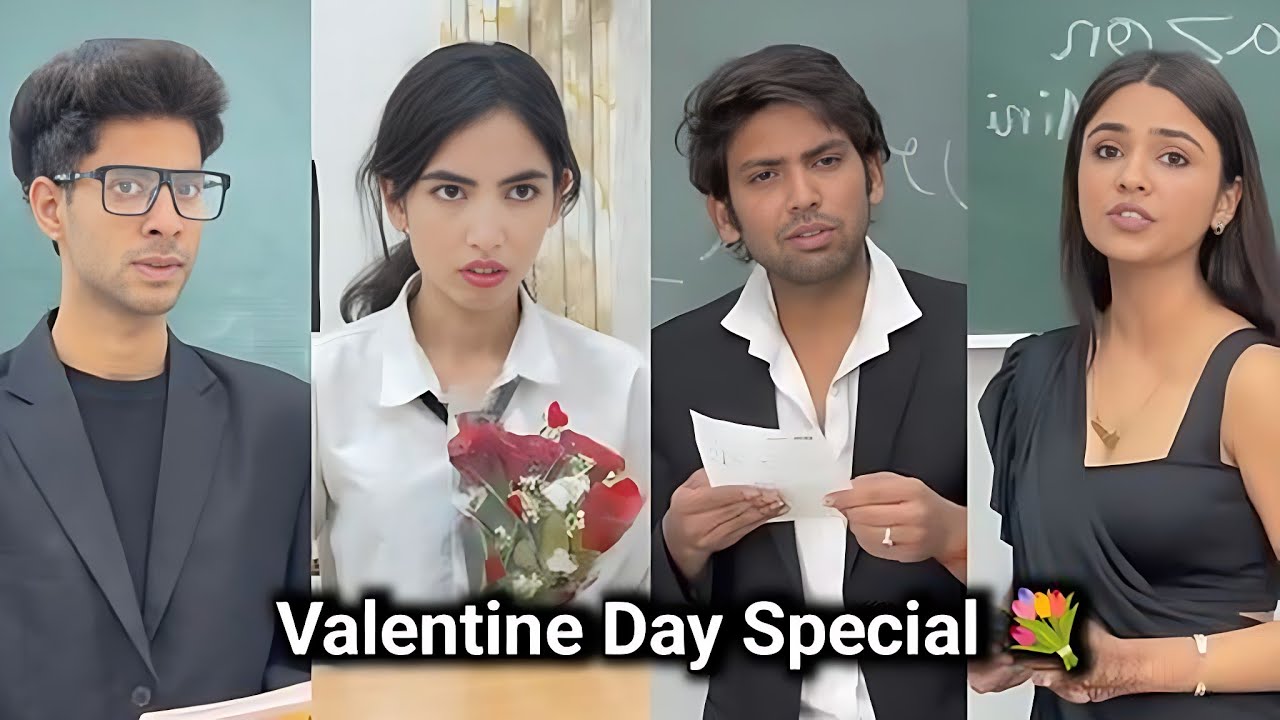 Simran Ke School Me Valentine Day Special 💐❤️‍🩹🥺 Simran Makhija || School Life || School Ki Video 