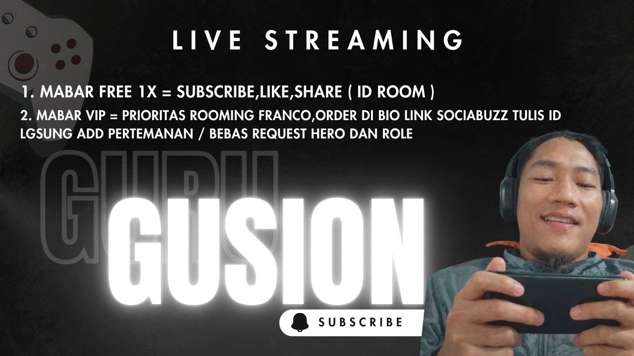 vip khusus epic-legend guru #gusion