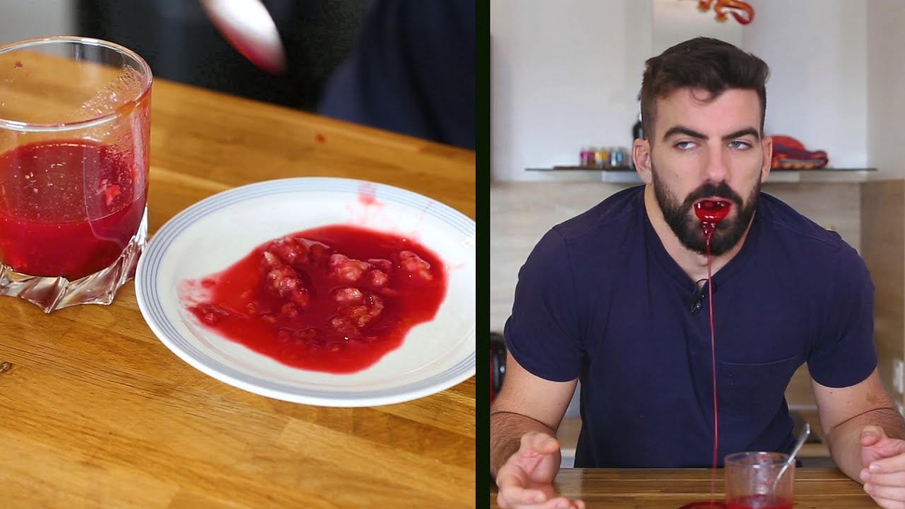 Faux sang - Sans colorant artificiel