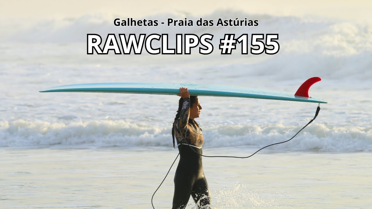 GUARUJ&Aacute; SURF ZERO HORA 🌊 PRAIA DAS ASTURIAS (GALHETAS)  ALTAS ONDAS  (rawclips) #155