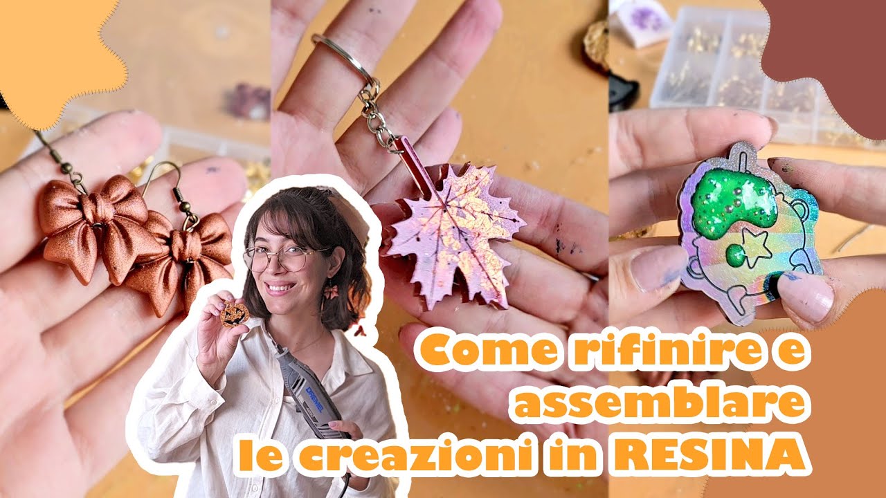 🤔Come decorare, rifinire e assemblare le creazioni in resina 🤔