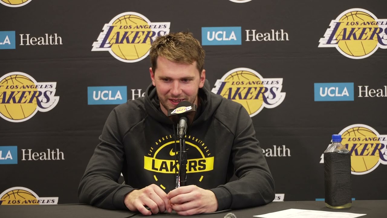 Лука Дончич после матча 