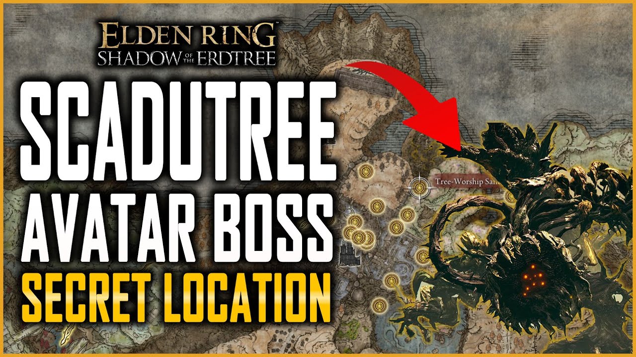 Elden Ring DLC How to Get to Scadutree Avatar Boss & Tree Worship Sanctum Location Walkthrough