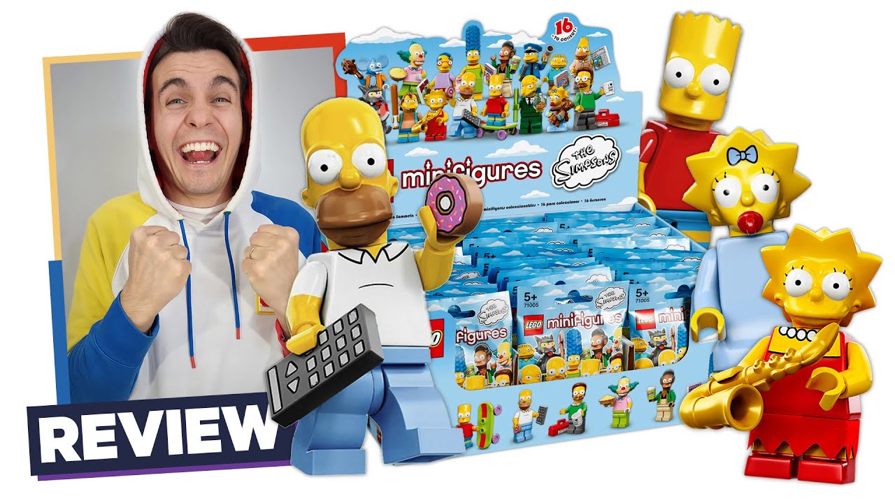 ¡Todas las Minifiguras de LEGO Simpsons! / ¿Regresarán en algún momento? 🛹 | Review (71005)