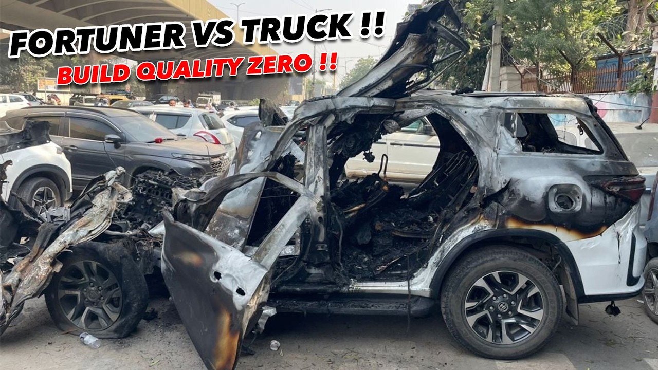 Toyota Fortuner Major Crash | How Safe Is India’s Most Popular SUV?
