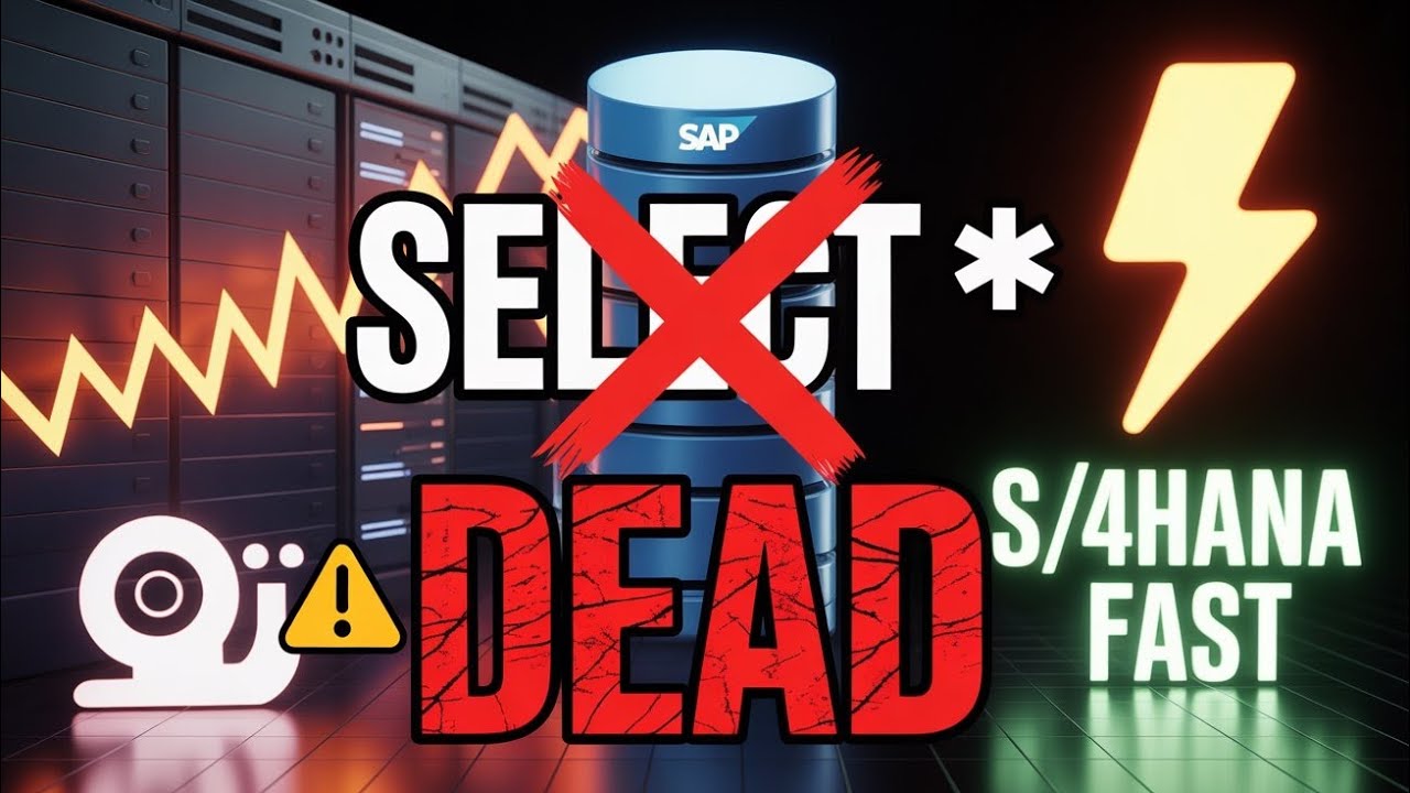 Why SELECT * is DEAD in S/4HANA | ABAP Performance Explained