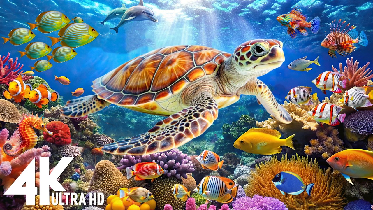 Amazing 4K Ocean Adventure 🐳 Dive Deep and Marvel at Sea Animal in The Best 4K ULTRA HD Aquarium #9