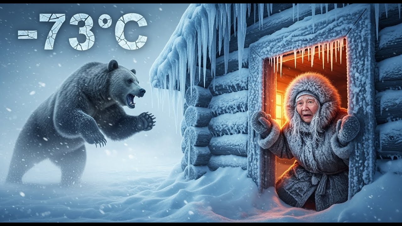 Life in Yakutia | Elderly Widow Faces Death at –73°C as Siberian Bear Attack – Extreme Survival