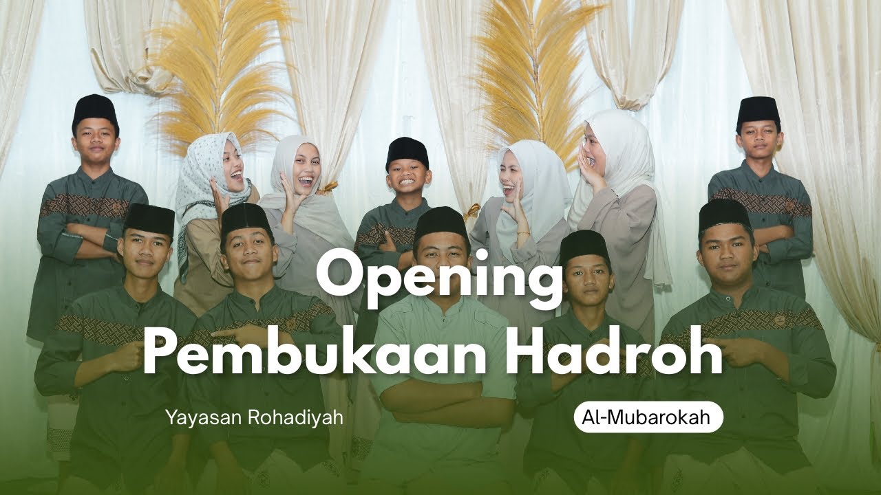 Pembukaan Acara Isra Mi'raj || Hadroh Al-Mubarokah 🌾