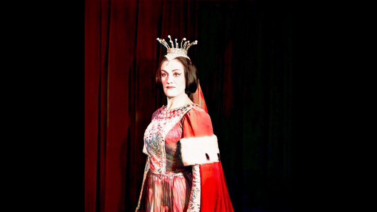 Joan Sutherland sings Nè fra voi, fra voi si trova, Beatrice di Tenda Act 1 finale Scala 1961. I.S.