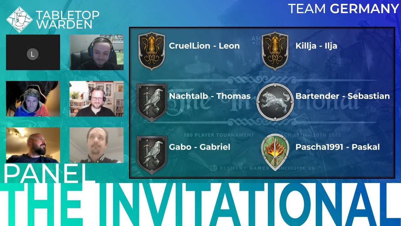Road to the Invitational 2025 mit Team Germany - ASOIAF TMG [DEUTSCH]