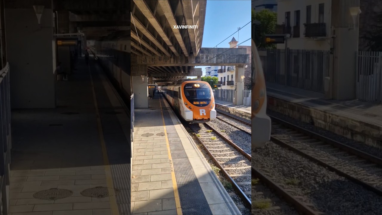 Civia 465 sin parada. Caldes D'Estrac. RODALIES R1. #trenes #train #railway #trens #trains