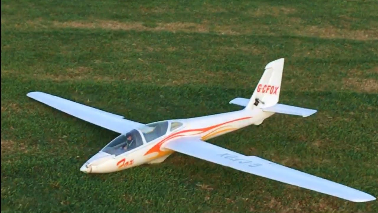 FMS FOX 2300mm V2 Glider first flight after Crash  