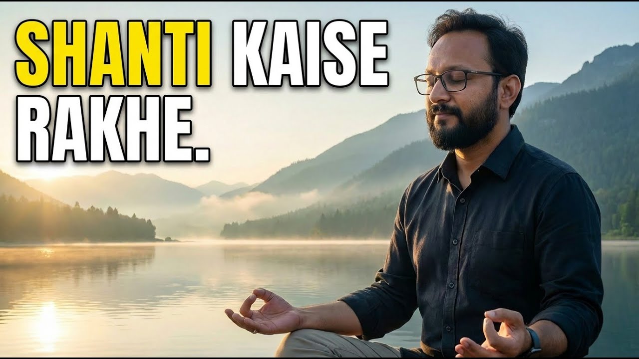 Mann Ko Shant Kaise Rakhe? | Stay Calm & Peaceful | Practical Tips in Hinglish