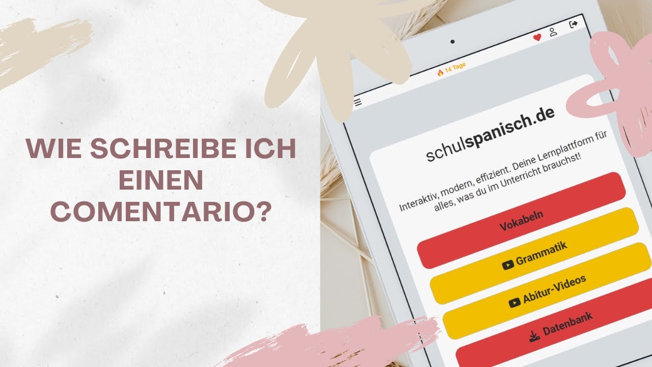 Escribir un comentario - wie schreibe ich einen Kommentar auf Spanisch? Spanisch einfach lernen!
