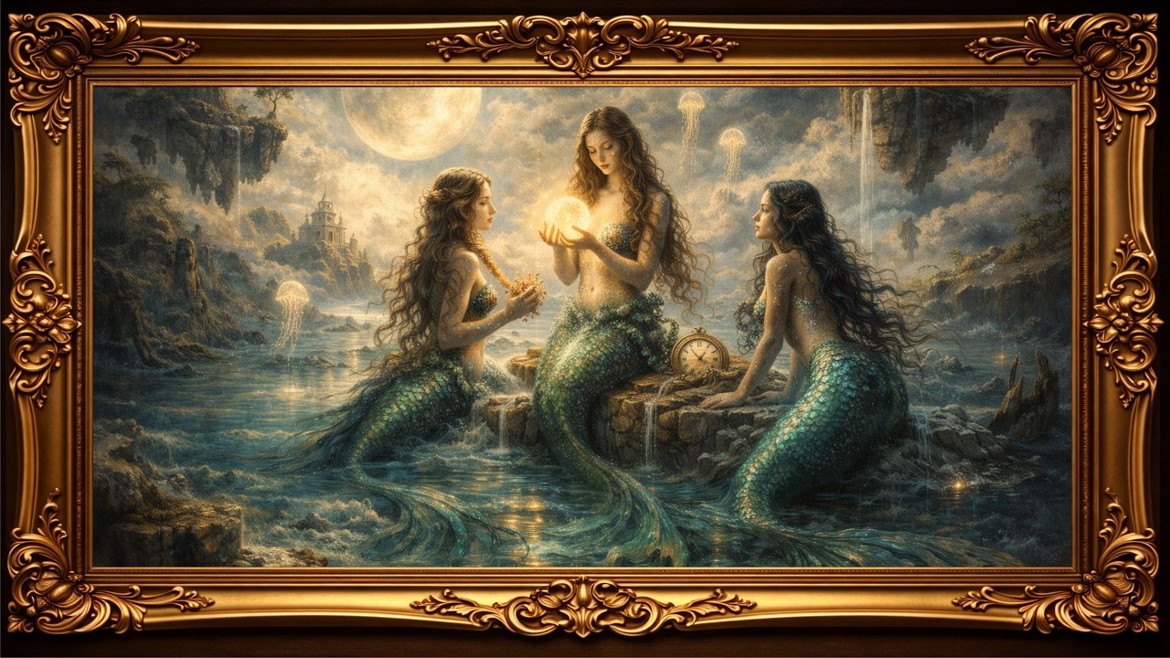 Mystical Mermaid Kingdom | Luxury Frame TV Art 4K | Ocean Fantasy Ambient Display