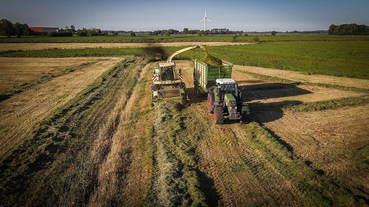 Lohnbetrieb Wolken - Gras -und Maisernte    Krone | Fendt | John Deere