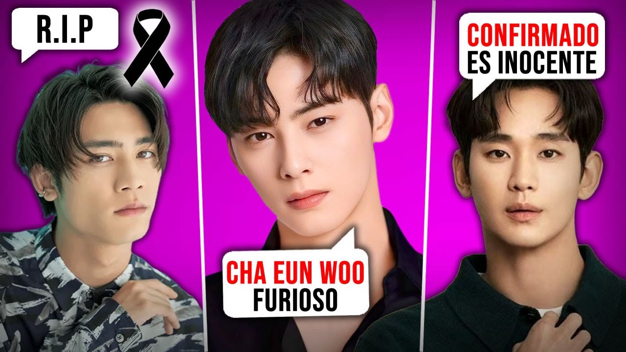 FALLECE otro ACTOR de DORAMAS, KIM SOO HYUN y una pista que cambia todo, y justicia por CHA EUN WOO