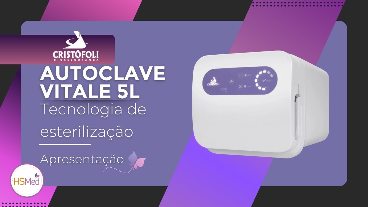 Autoclave Vitale Tecnologia de esterilização - Cristófoli
