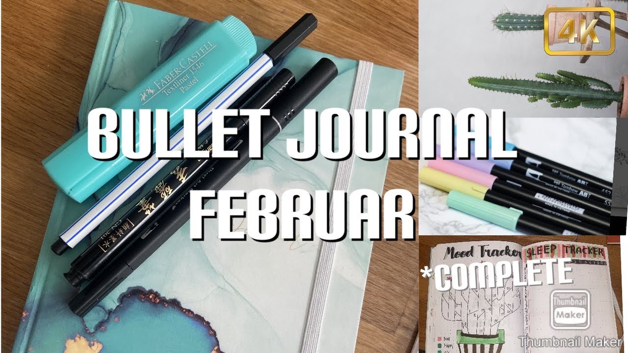 Bullet Journal February | Kaktus Edition | Kira Loraine