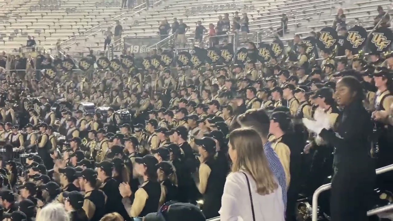 UCF Marching Knights - post game singing of Fight Song 10/29/22