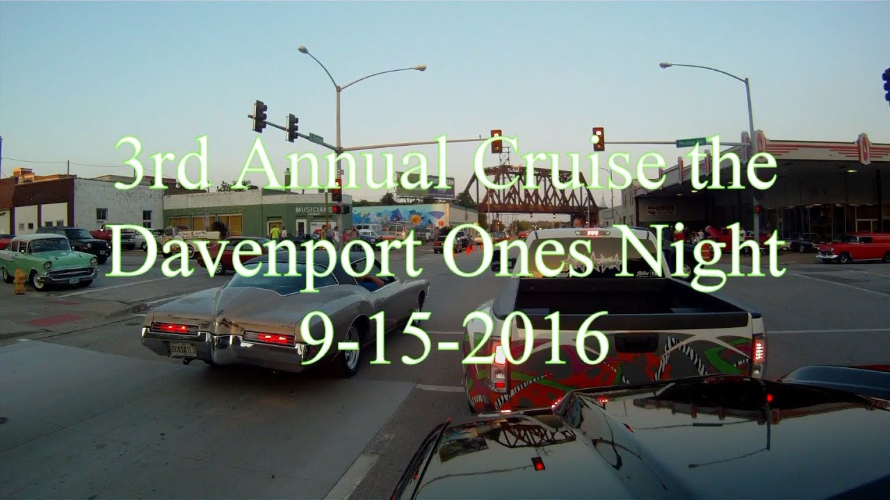 Cruising Footage of the 3rd Annual Cruise the Davenport Ones Night.