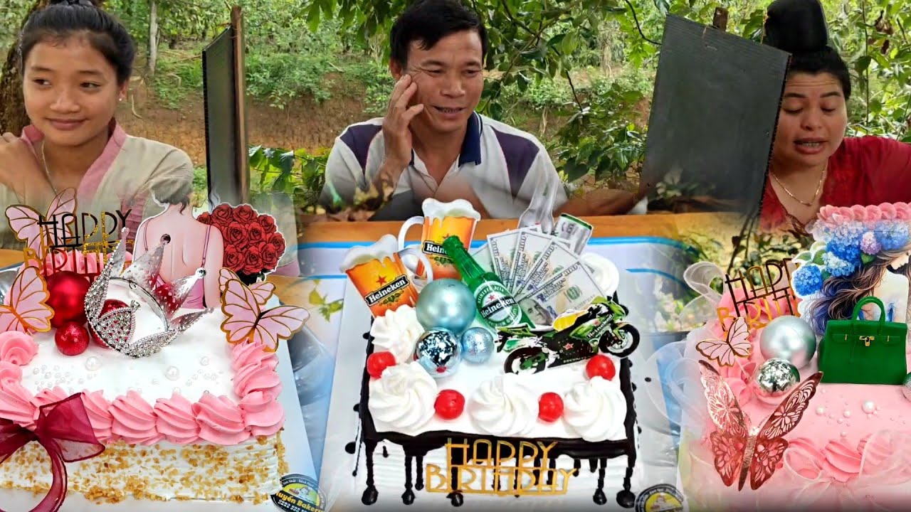 Quá Khủng Với Cuộc Thi Ăn Bánh Ga Tô Bánh Sinh Nhật Ở Sơn La