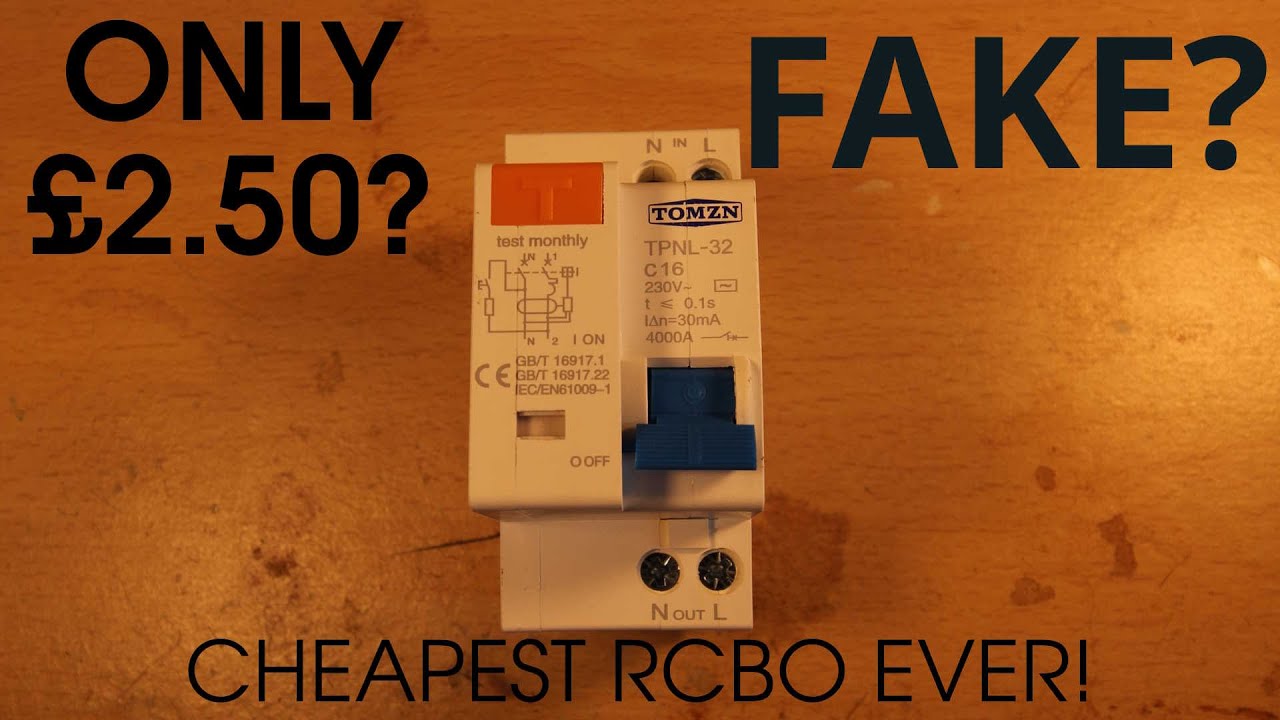 CHEAPEST RCBO EVER! £2.50 | Tomzn RCBO Tear down