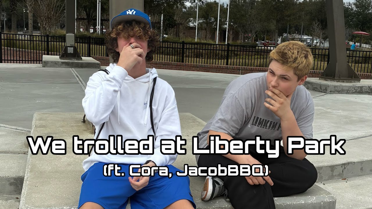 We Trolled At Liberty Park! (Ft. JacobBBQ, Cora) (& Announcements) 