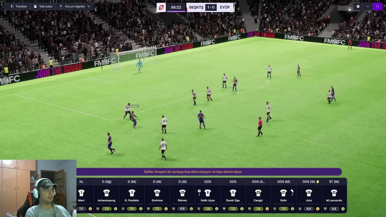 FM 26 Beşiktaşla Oynuyoruz