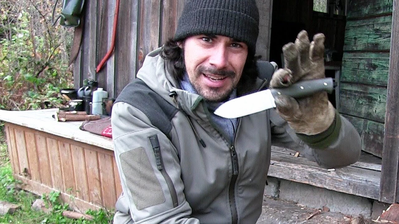 Das Bushcraft Messer - Schwarzwald Trapper Hütte (Teil 4)
