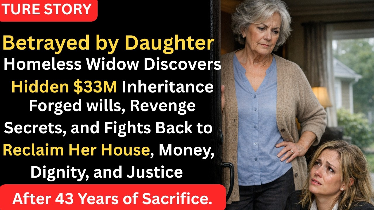 Betrayed by My Daughter — Homeless Widow Discovers Hidden $33M Inheritance & Exposes Forged Will