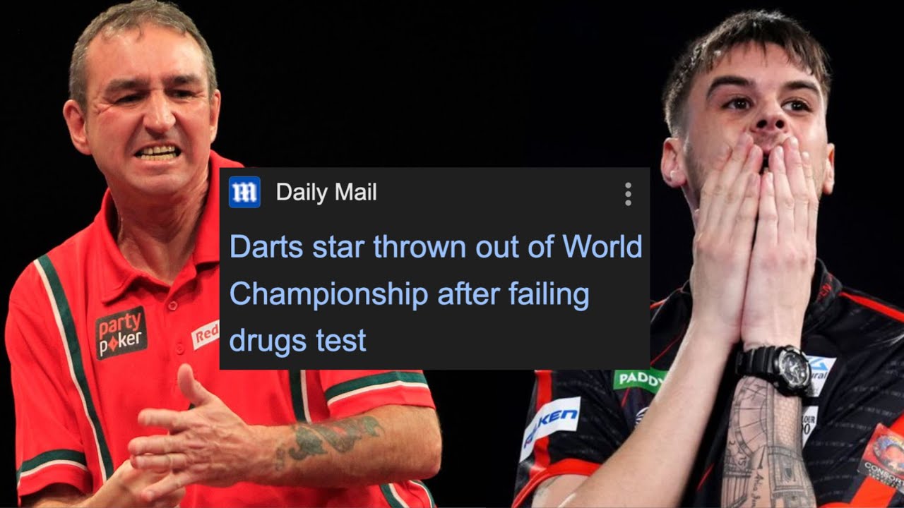Дом Тейлор и все игроки в дартс дисквалифицированы за употребление наркотиков 🎯🚫