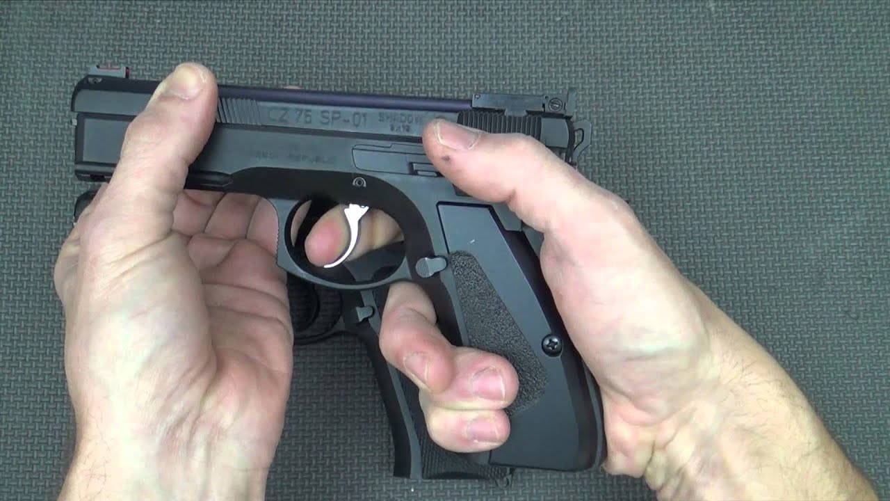 CZ-75 9mm SP-01 Shadow Target Custom Shop Pistol (HD)
