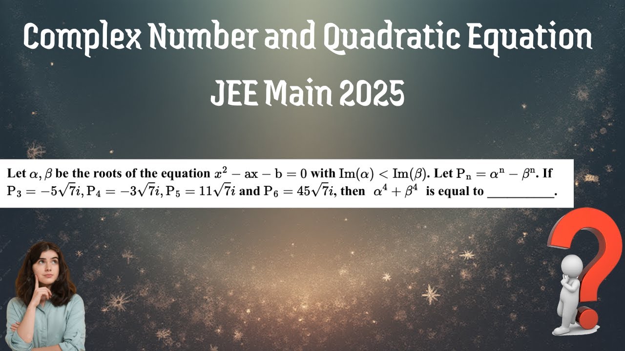 Complex Number  and quadratic equation JEE Main 2025, 23 January Evening Shift @MathsbyChauhanSir