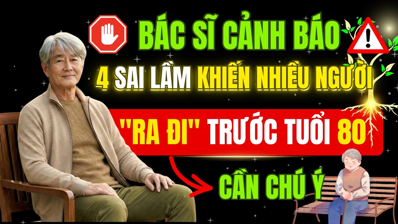 Bác Sĩ Cảnh Báo: 4 Sai Lầm Khiến Nhiều Người Ra Đi Trước Tuổi 80 – Ai Cũng Có Thể Mắc Phải