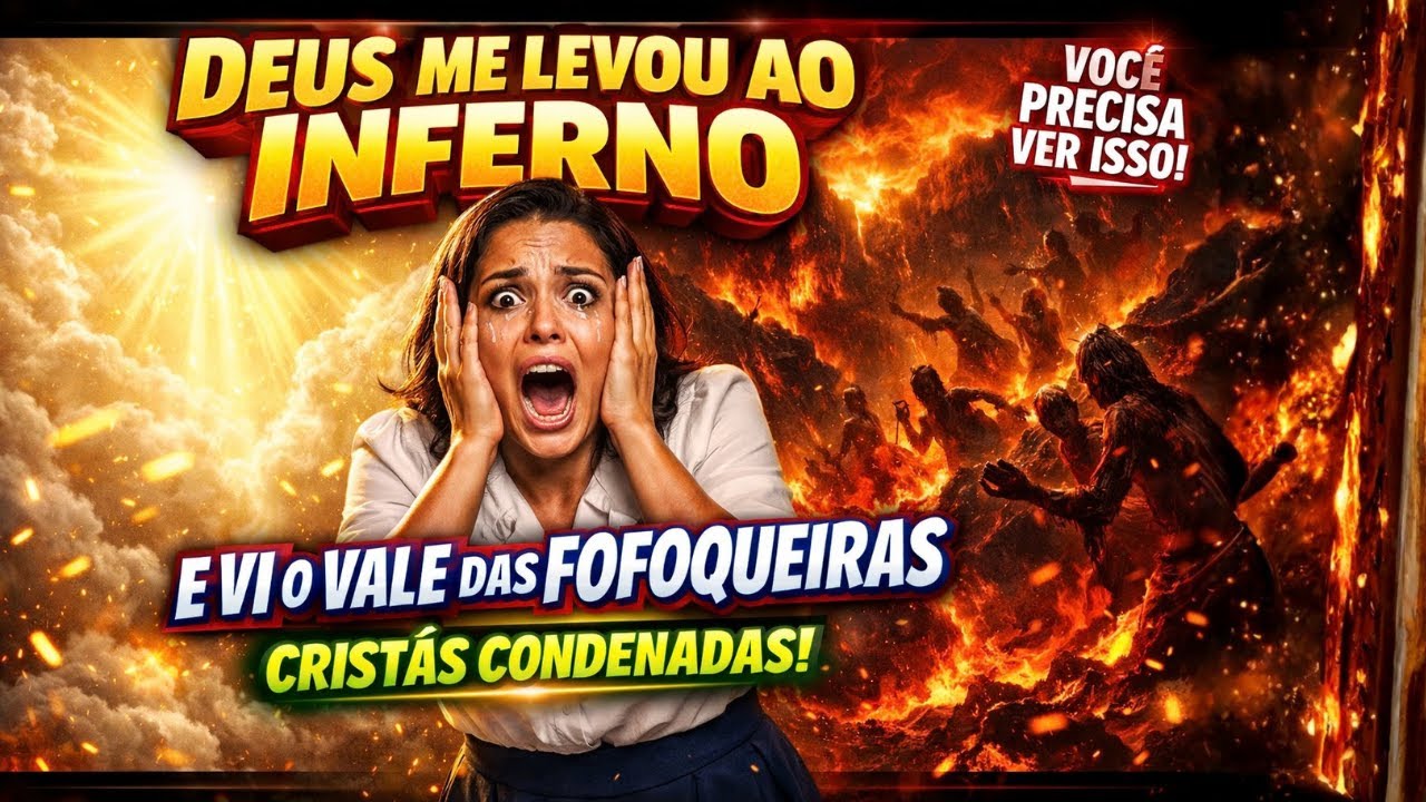 DEUS ME LEVOU AO INFERNO E VI O VALE DAS PESSOAS QUE SE DIZIAM CRISTÃS, MAS FOFOCAVAM DA VIDA ALHEIA