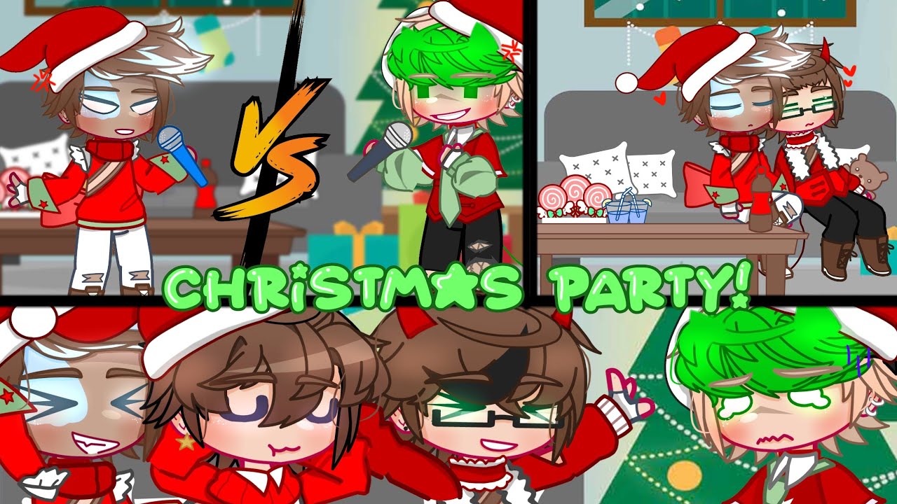 '' Christmas Party! '' || MCYT || Skephalo, DNF, Karlnapity || ✿♪～ || ⛄✨🎄 || 1/2 || Peaceful AU ||