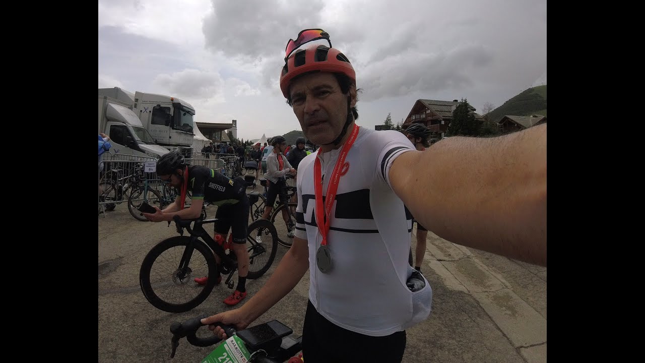 Video FINAL  Marmotte 2024 desde la Presa hasta Meta con lluvia en la subida y bajada en el GALIBIER
