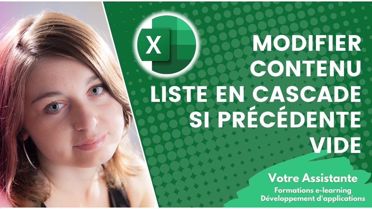 Comment modifier le contenu d’une liste déroulante en cascade si la précédente est vide sur Excel ?