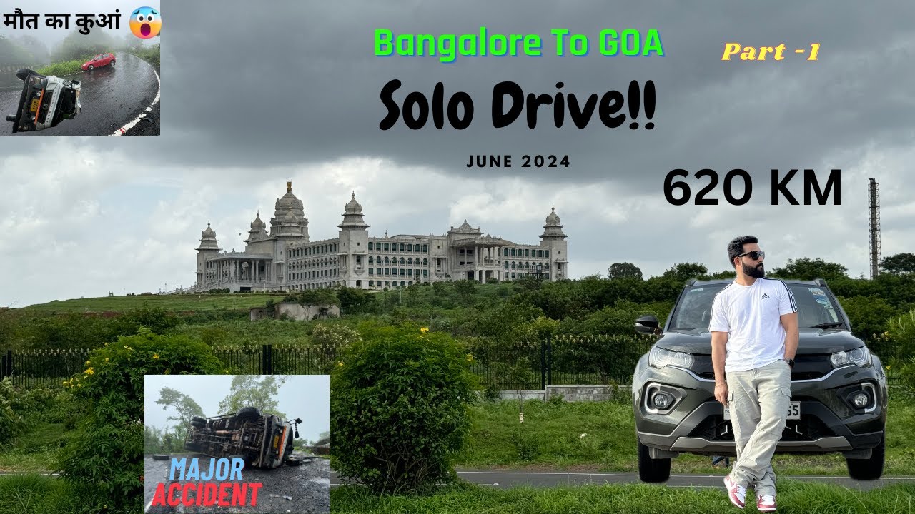 Bangalore To Goa By Road| June 2024| Solo Drive|620 KM