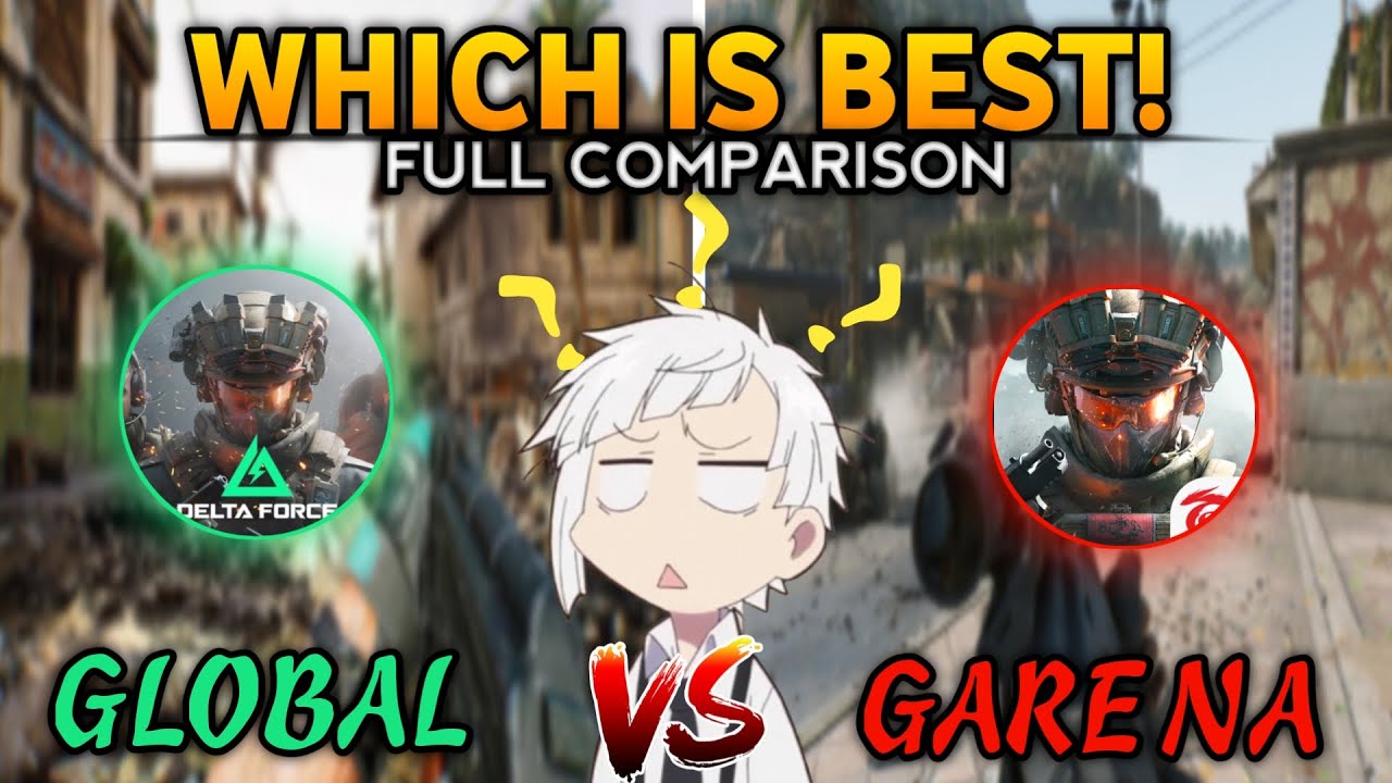 Delta Force Mobile: GLOBAL vs GARENA – Real Difference Explained!😮😮