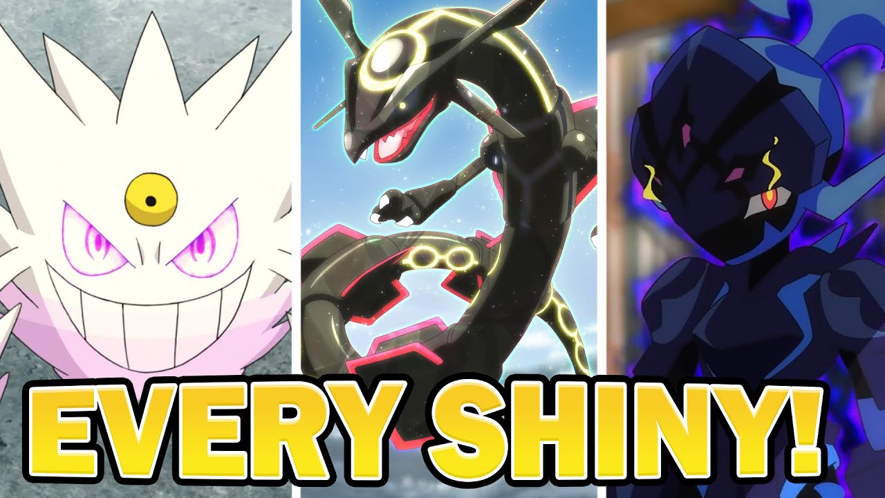 Every Shiny Pokémon in the Pokémon Anime!