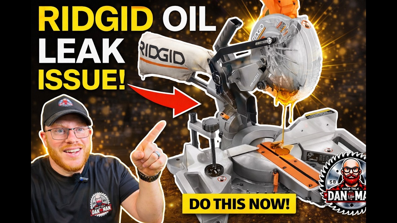 Утечка масла из пилы RIDGID — это нормально?? #ridgidtools #ridgid