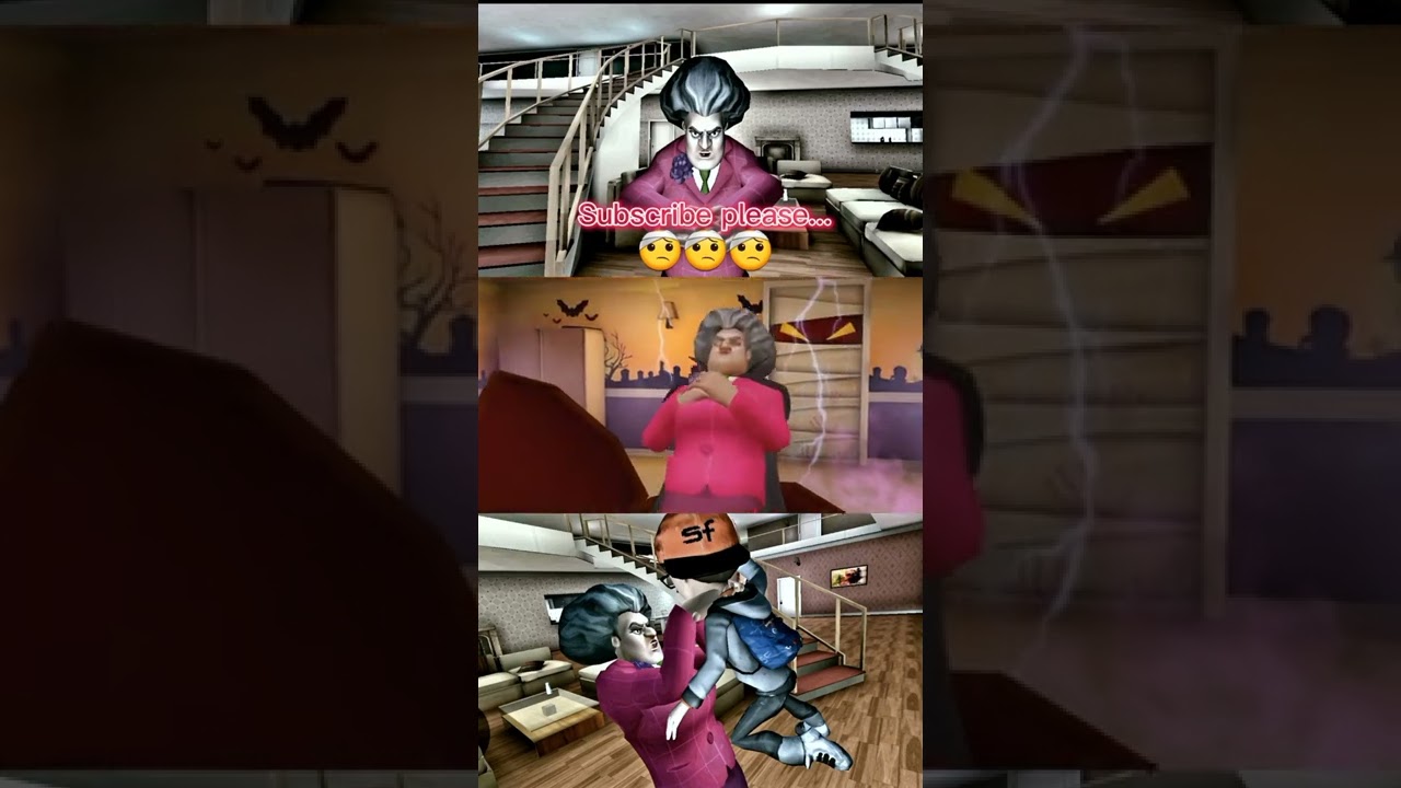 Scary teacher 3D shorts | Bat Romance 😈