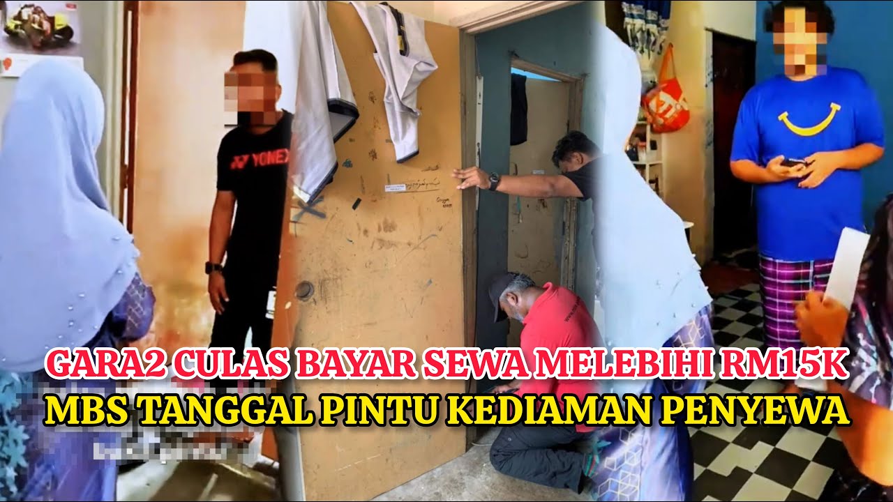 MAJLIS BANDARAYA SEREMBAN TANGGAL PINTU KEDIAMAN PENYEWA PPR CULAS BAYAR SEWA