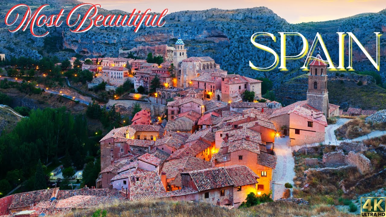 Spain's Masterpieces in 4K: Gaudi's Dreams, The Alhambra & Cliffside Pathways | A Cinematic Journey