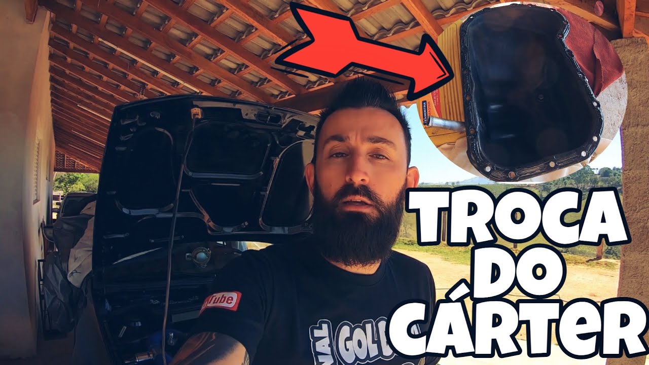Como Trocar o Cárter Do Motor Ap Primeira Partida Com o Óleo 5 w 40 !!!